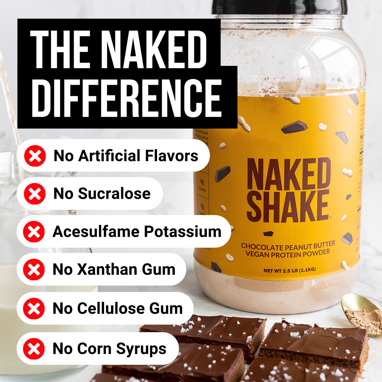 Chocolate PB Protein Shake - Chocolate Peanut Butter