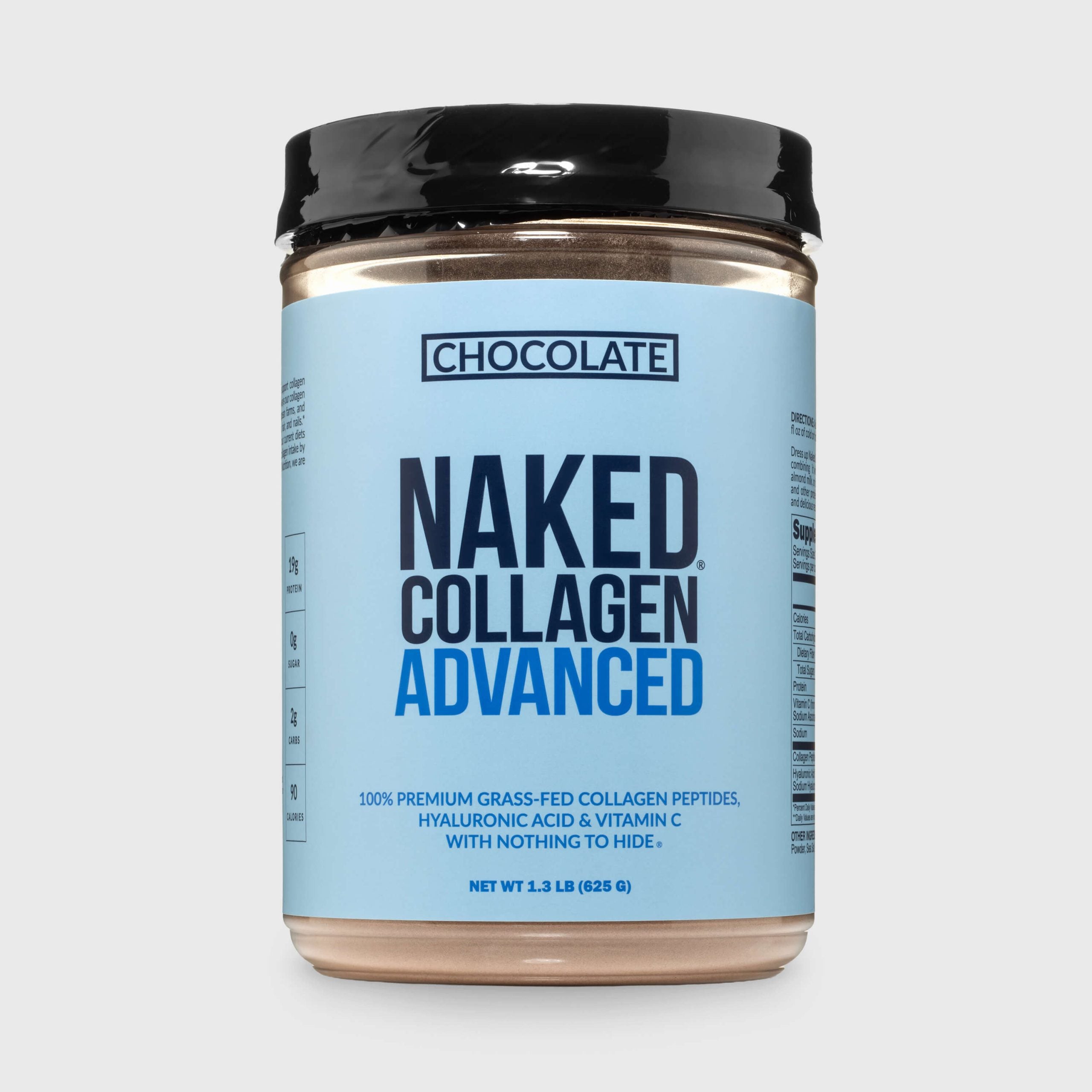 Chocolate Collagen Peptides with Hyaluronic Acid - Chocolate Advanced Collagen Peptides