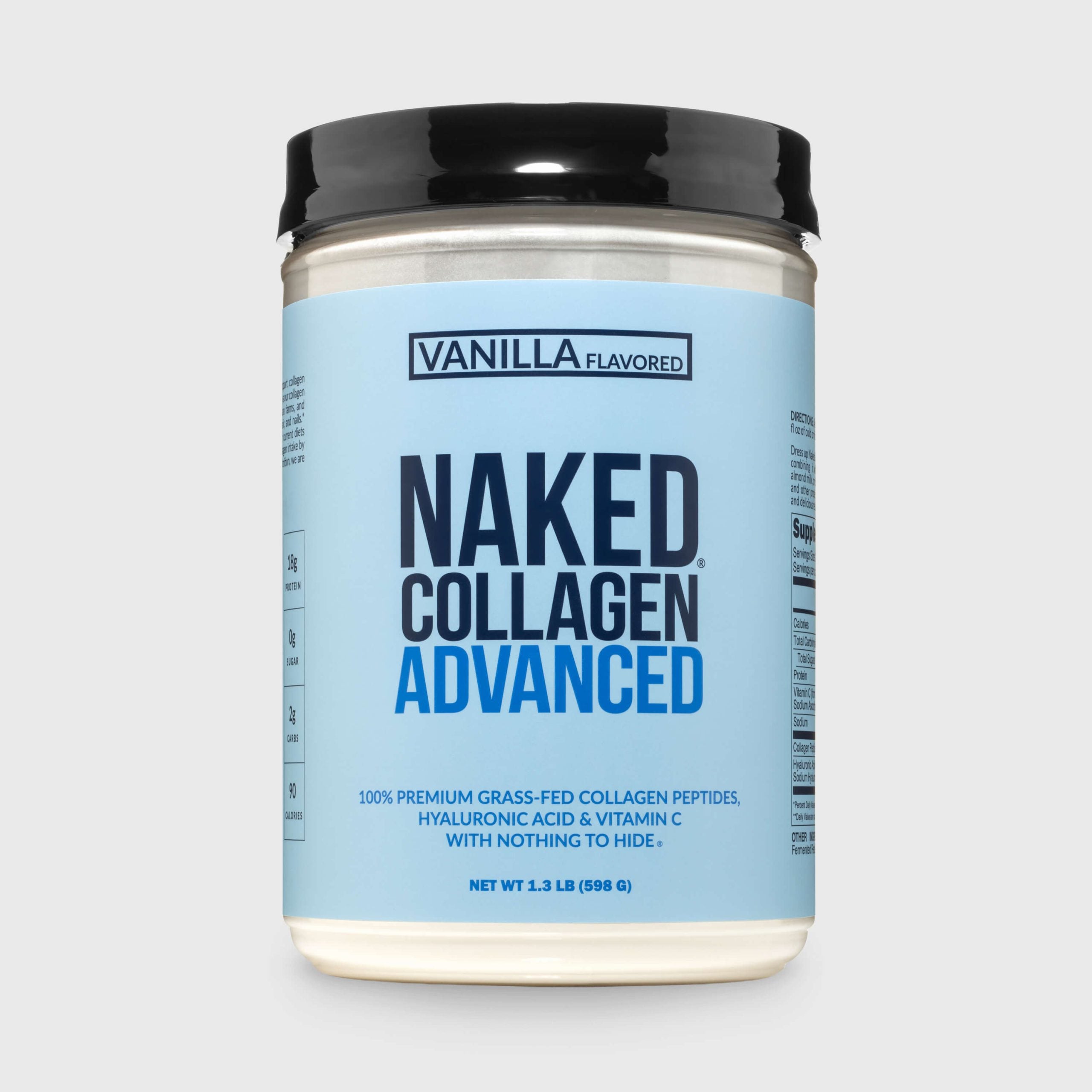 Vanilla Collagen Peptides with Hyaluronic Acid - Vanilla Advanced Collagen Peptides
