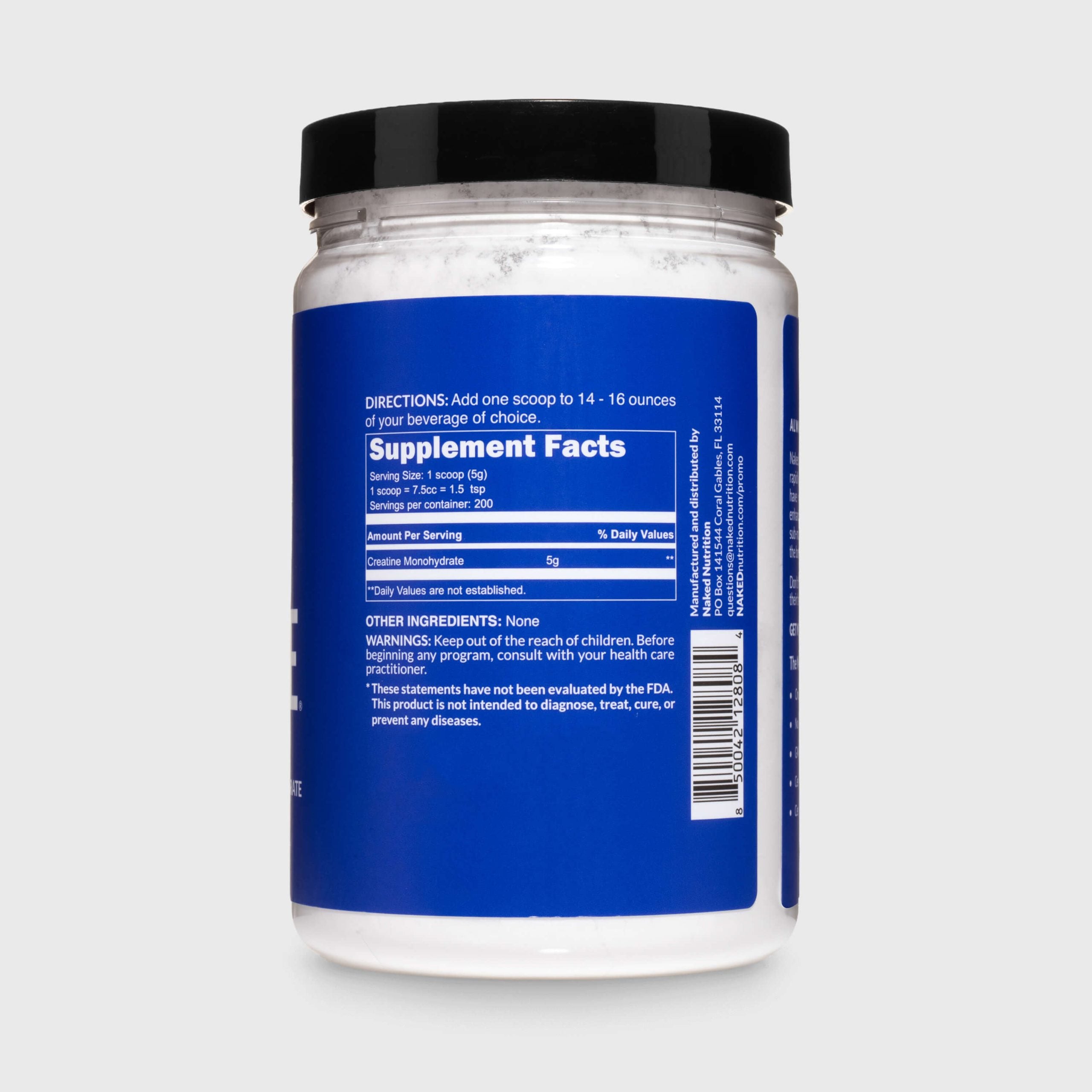 Creatine Monohydrate Powder - Unflavored