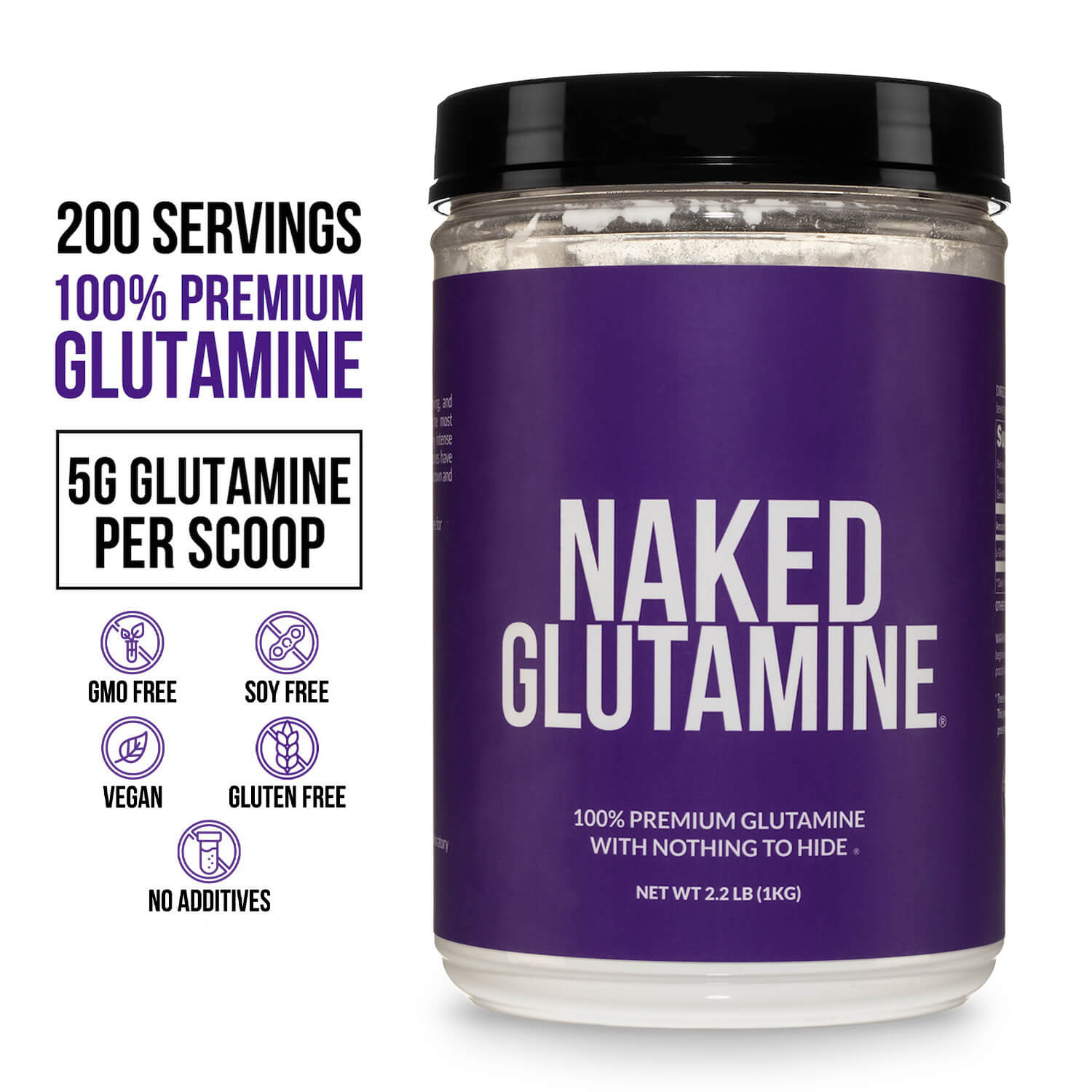 Glutamine Powder - 2.2LB