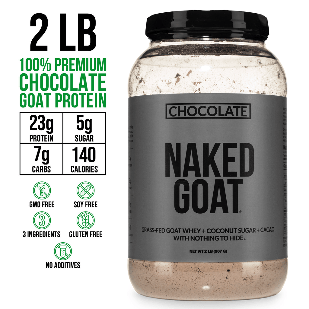 Chocolate Goat Whey Protein Powder - Chocolate