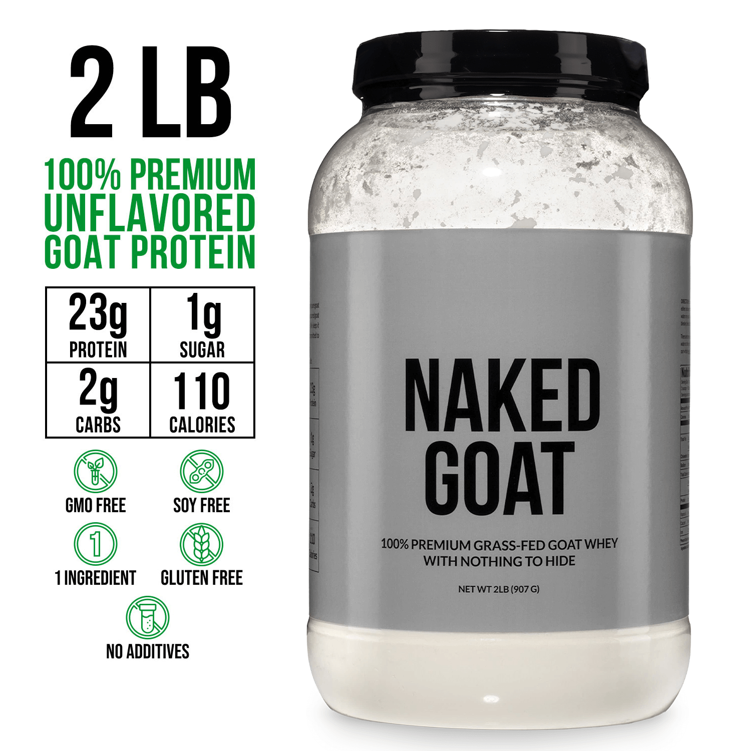 Goat Whey Protein Powder - Unflavored
