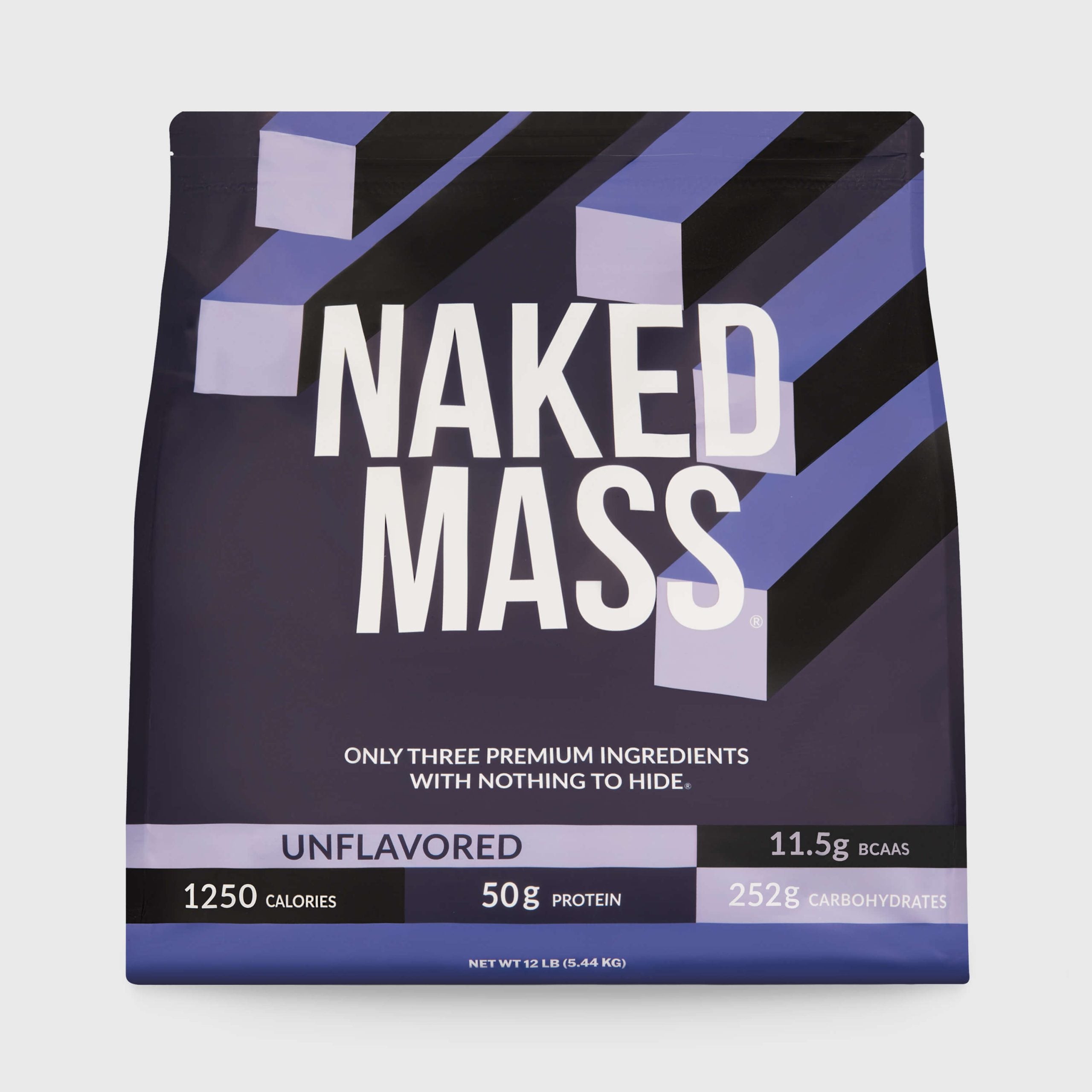 Mass Gainer Protein Supplement - Unflavored 12LB