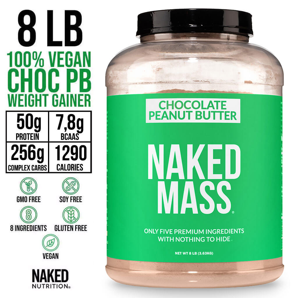 Chocolate Peanut Butter Vegan Mass Gainer Supplement - Chocolate PB (Vegan)