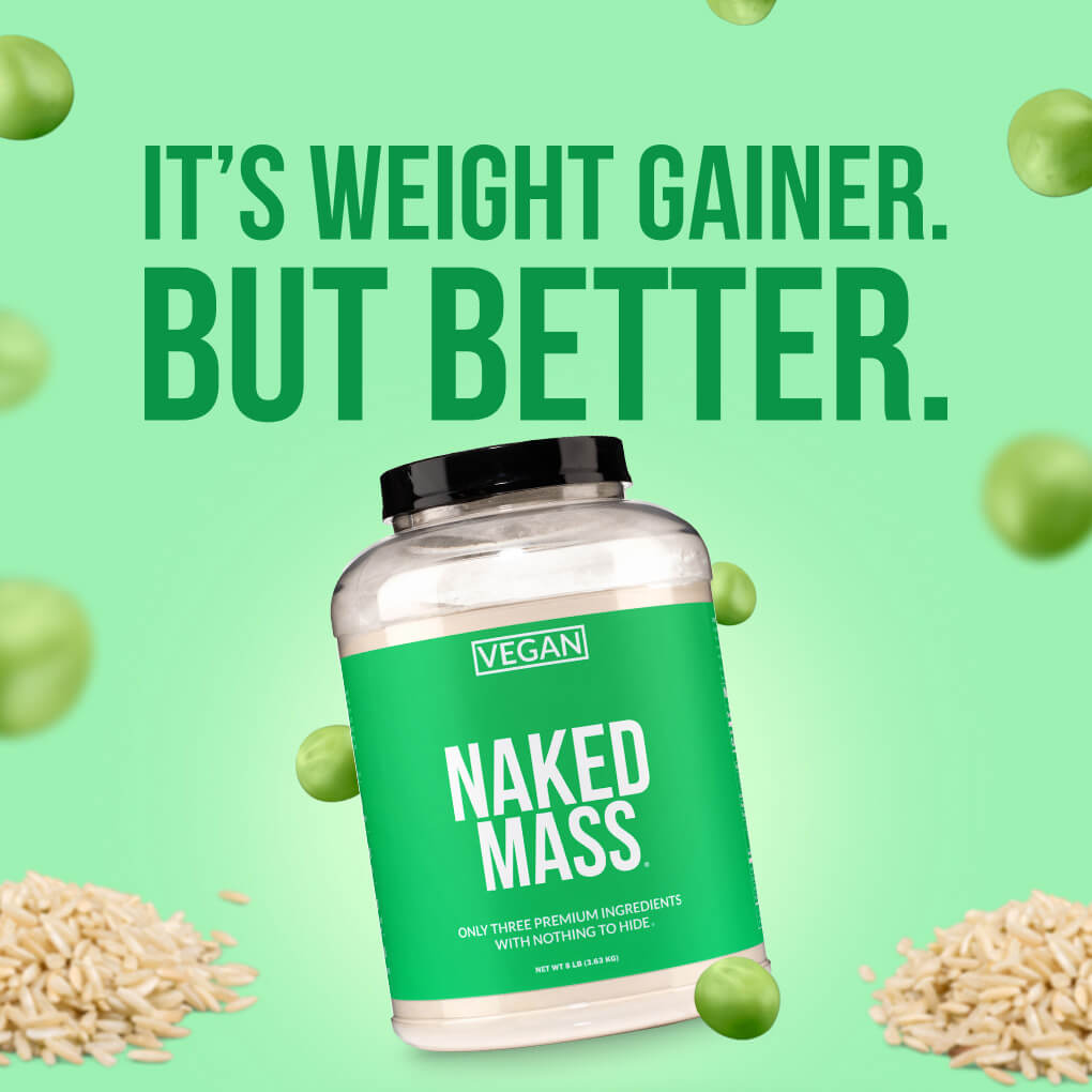 Vegan Mass Gainer Supplement - Unflavored (Vegan)
