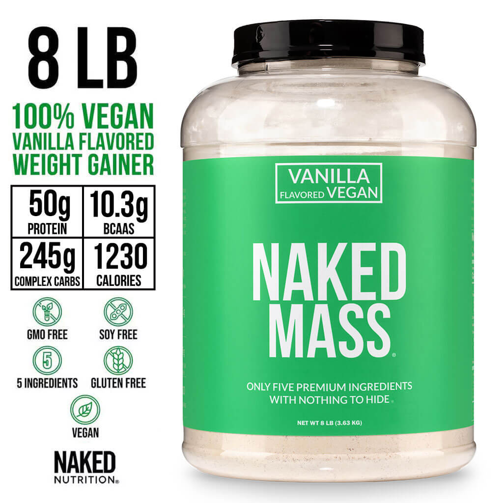 Vanilla Vegan Mass Gainer Supplement - Vanilla (Vegan)