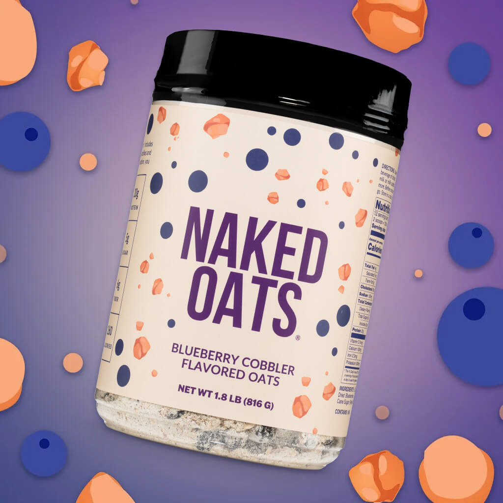 Blueberry Cobbler Protein Oats - Blueberry Cobbler
