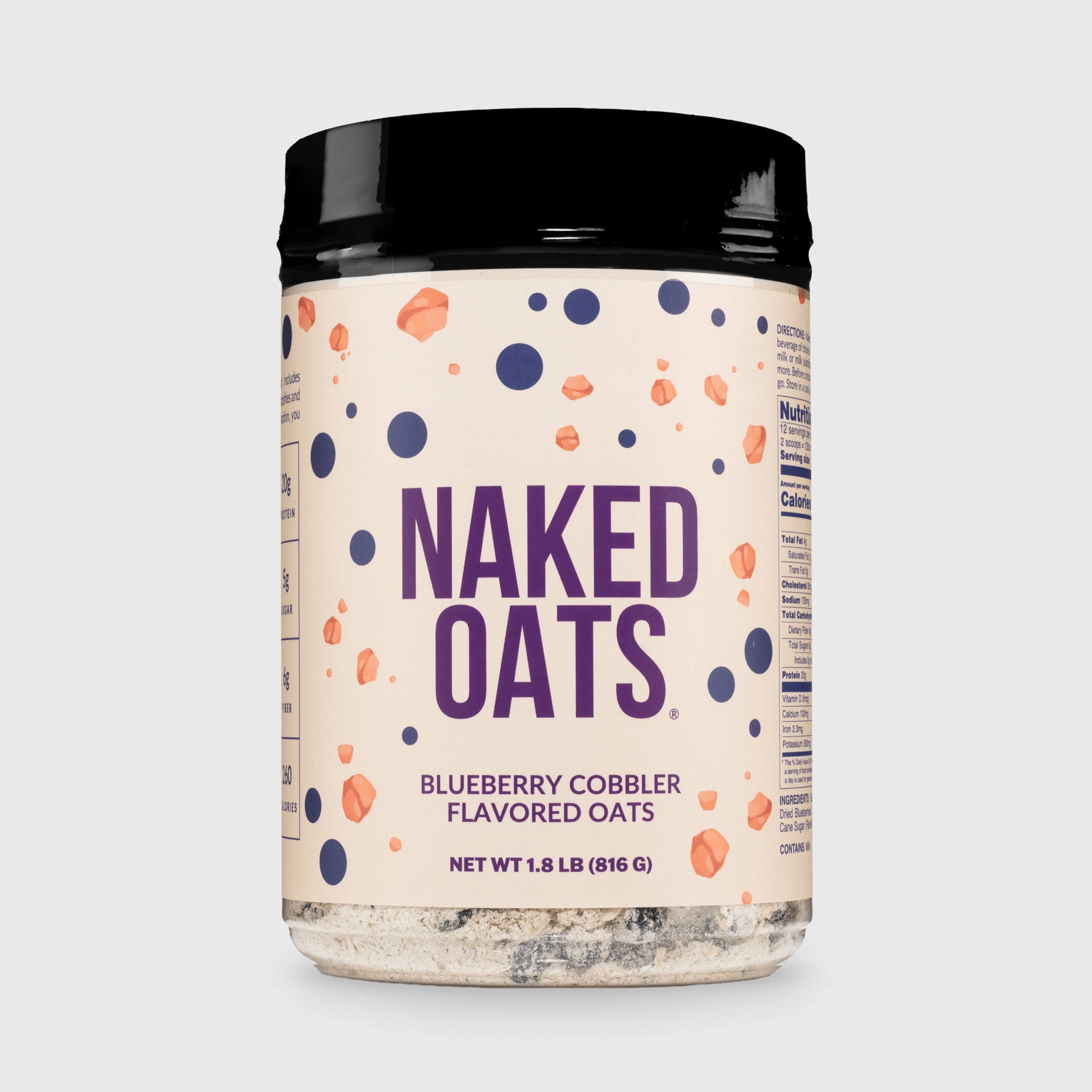 Blueberry Cobbler Protein Oats - Blueberry Cobbler