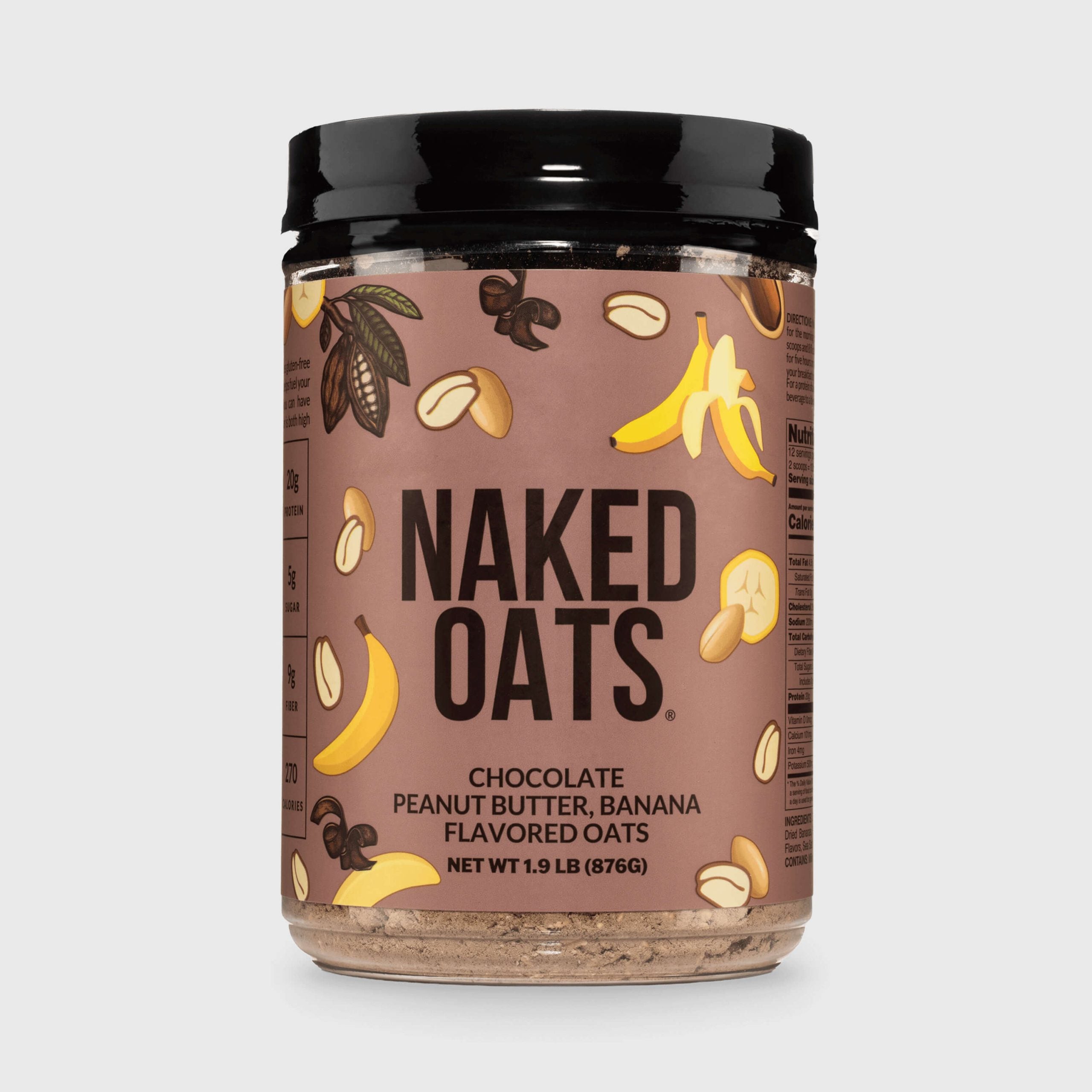Chocolate Peanut Butter Banana Protein Oats - Chocolate PB Banana