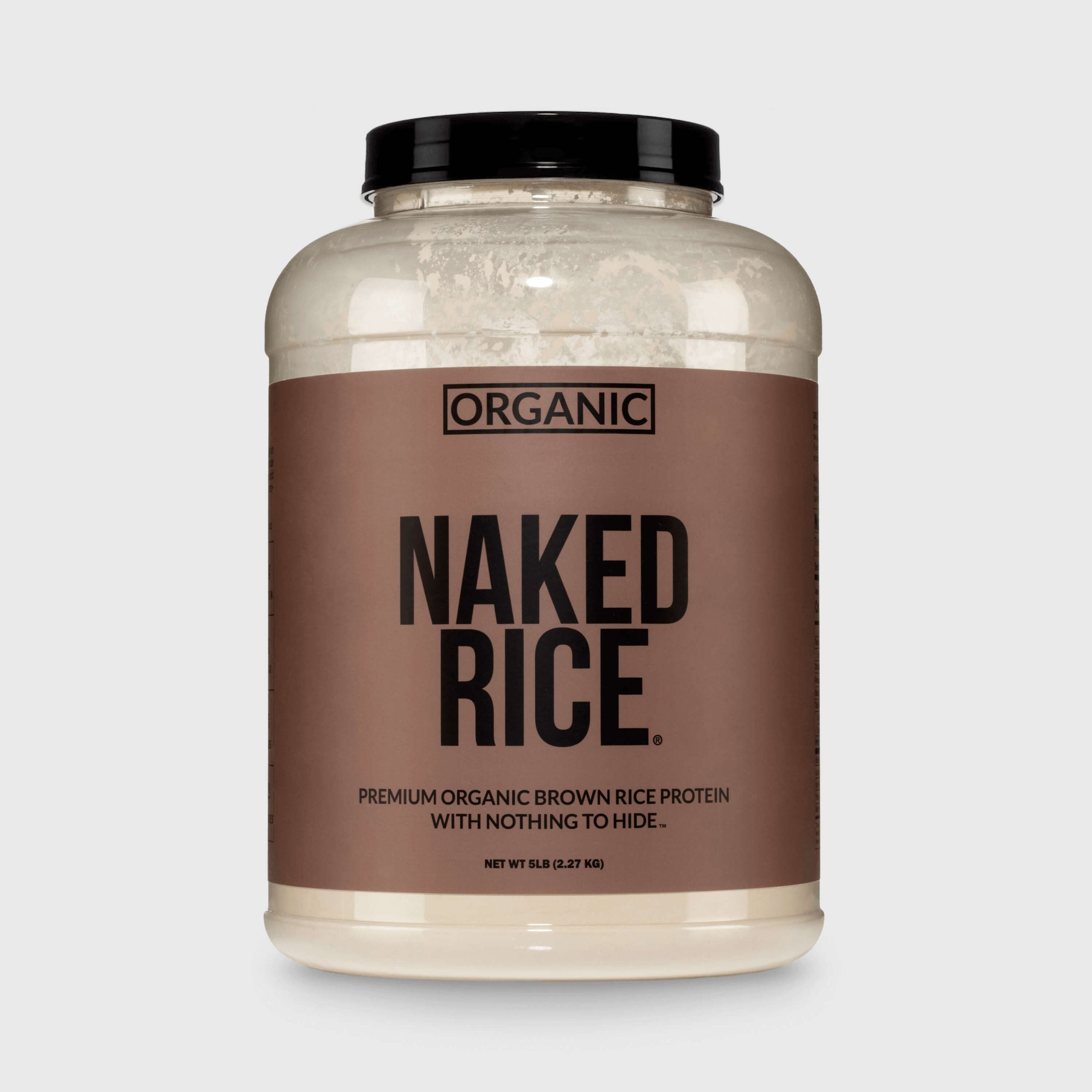 Organic Brown Rice Protein Powder - 5LB Unflavored