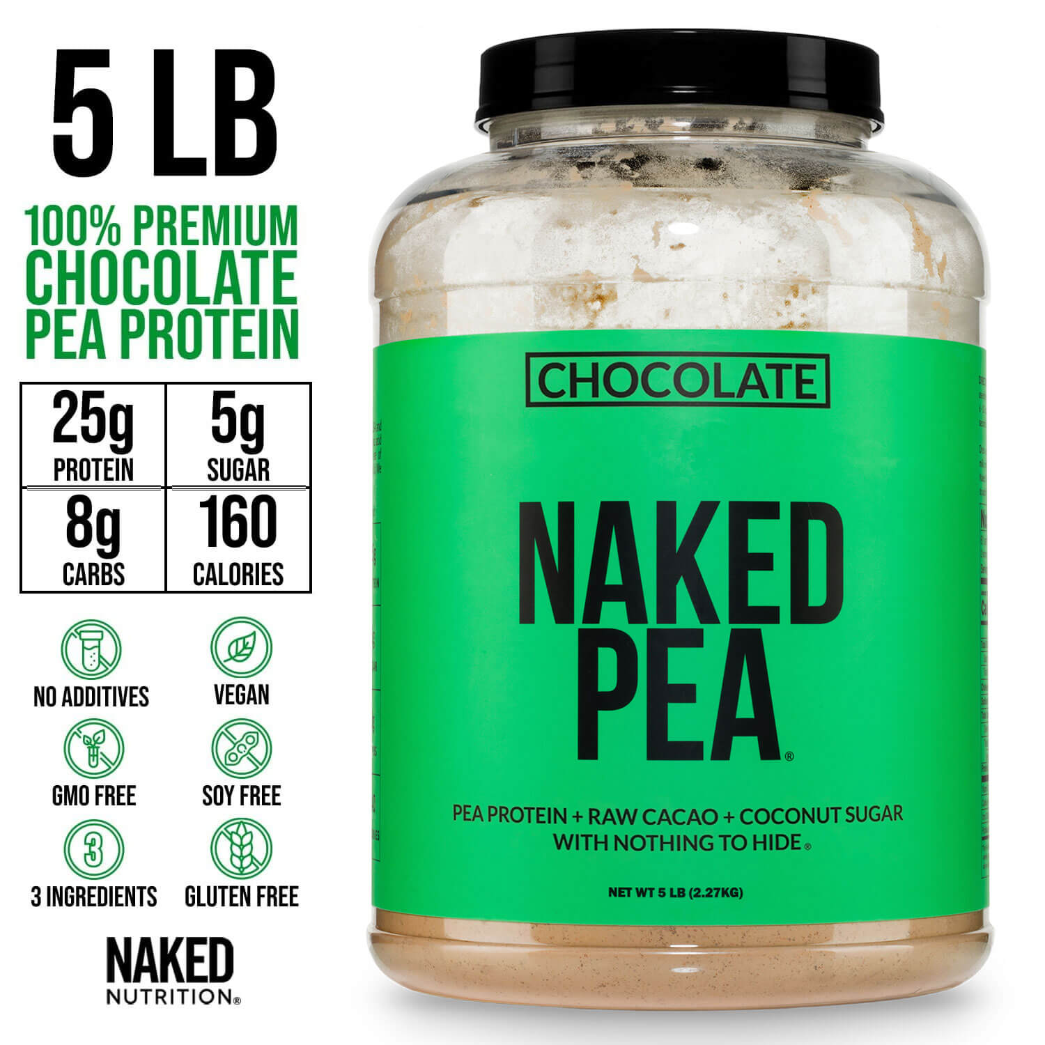 Chocolate Pea Protein Powder - Chocolate