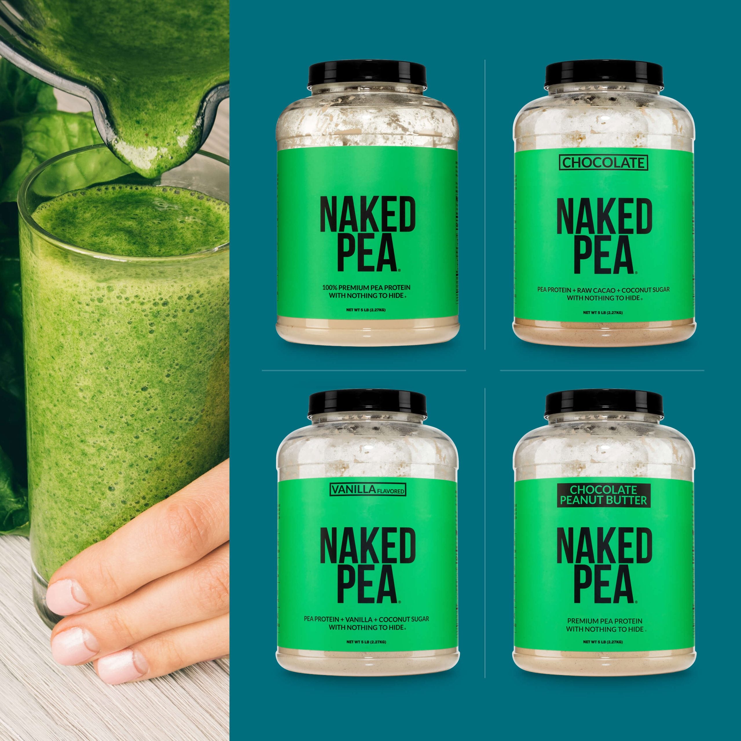 Chocolate Pea Protein Powder - Chocolate