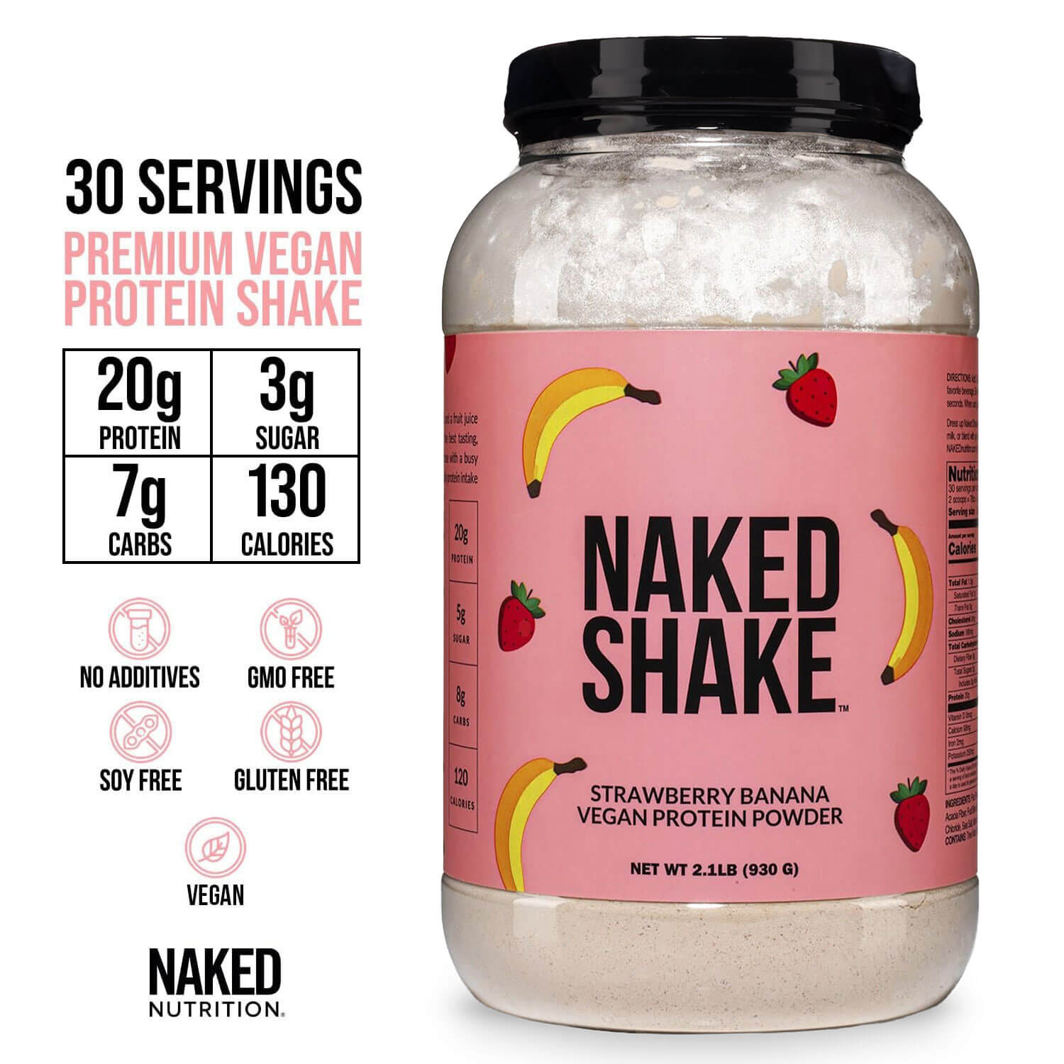 Strawberry Banana Protein Shake - Strawberry Banana