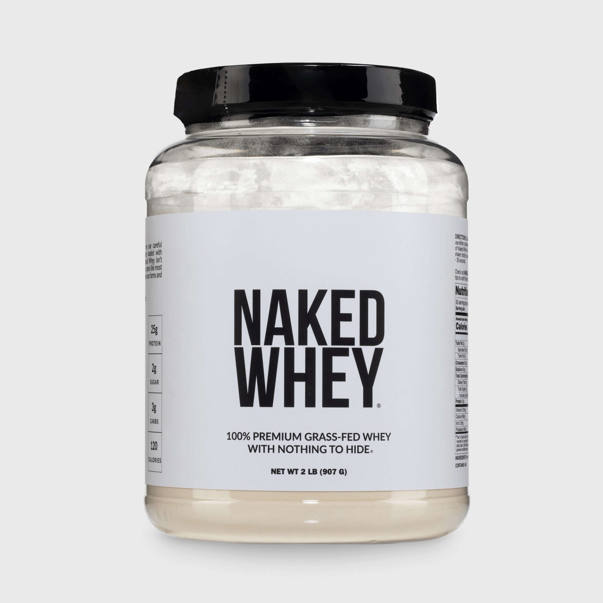 Grass Fed Whey Protein Powder - Unflavored