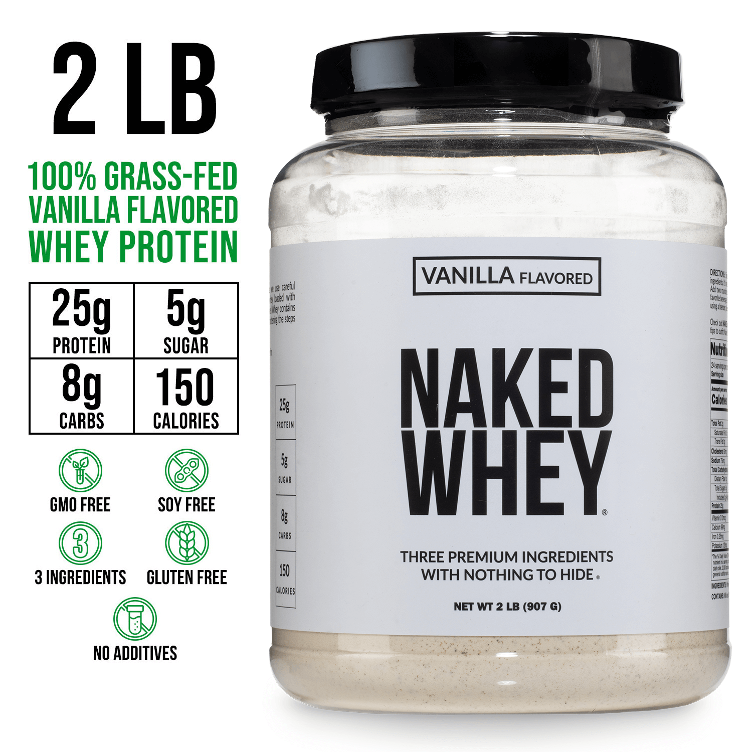 Vanilla Whey Protein Powder - Vanilla