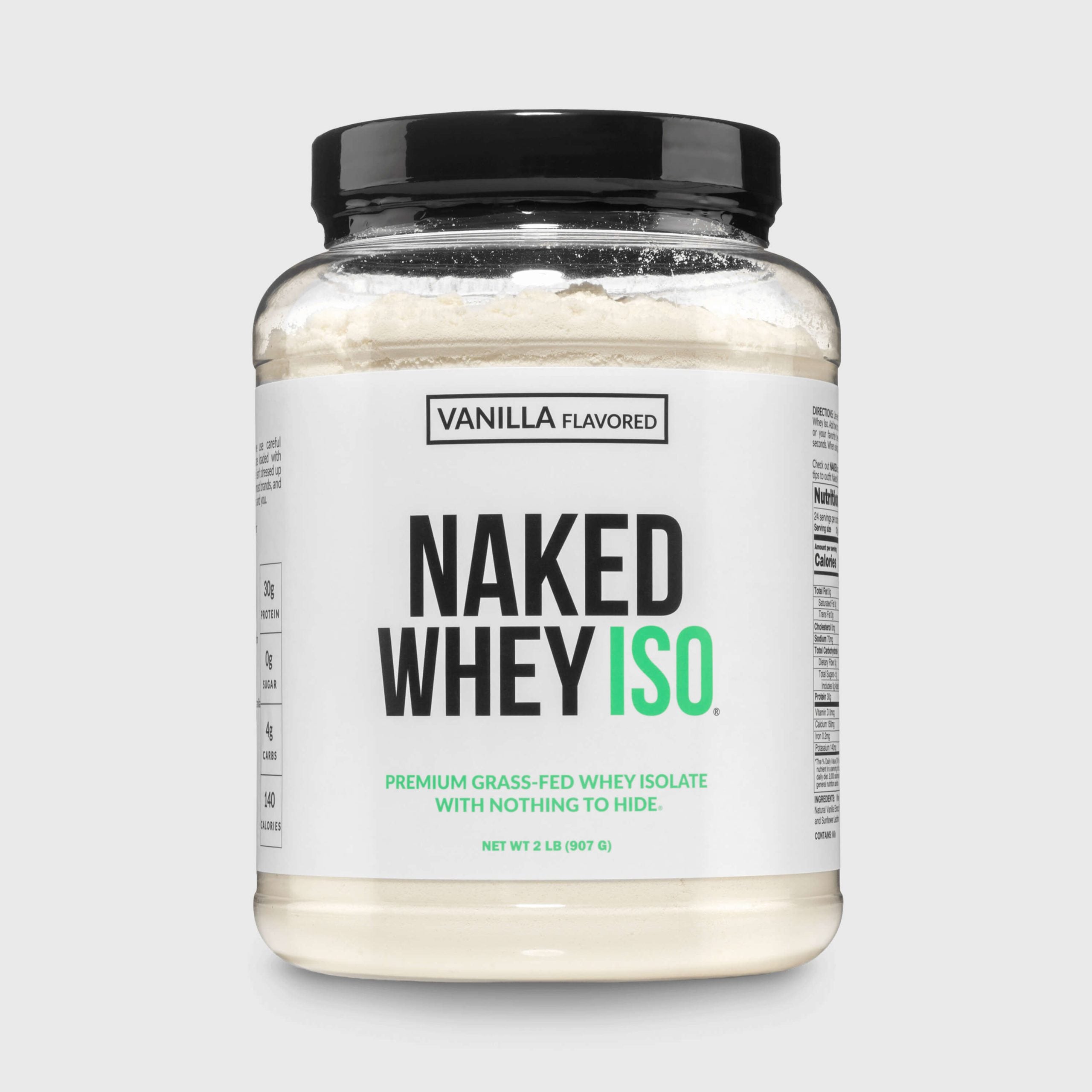 Vanilla Grass-Fed Whey Isolate Protein Powder - Vanilla