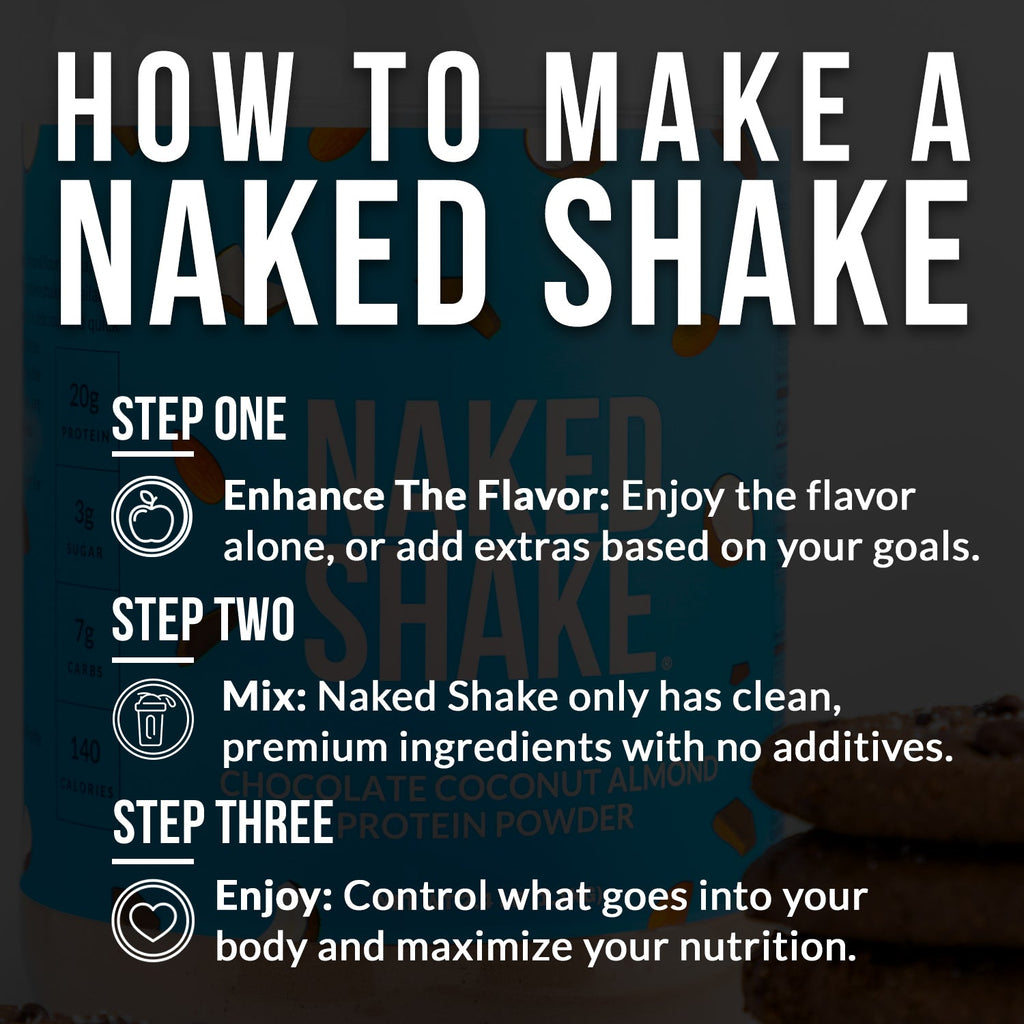 Chocolate Coconut Almond Protein Shake - Chocolate Coconut Almond