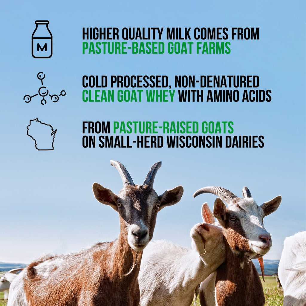 Chocolate Goat Whey Protein Powder - Chocolate