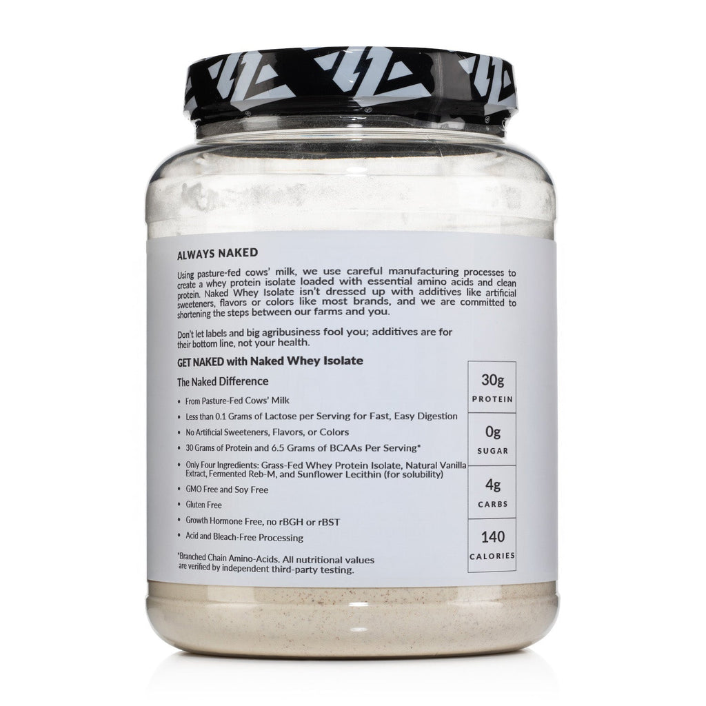 Vanilla Grass-Fed Whey Isolate Protein Powder - Vanilla