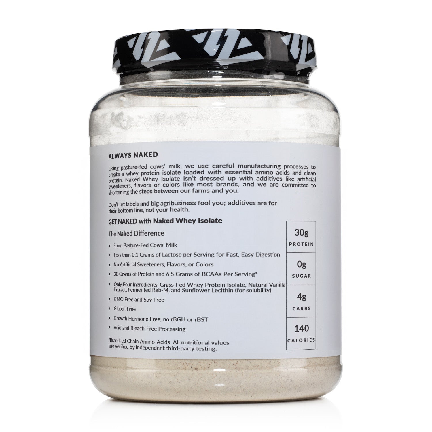 Vanilla Grass-Fed Whey Isolate Protein Powder - Vanilla
