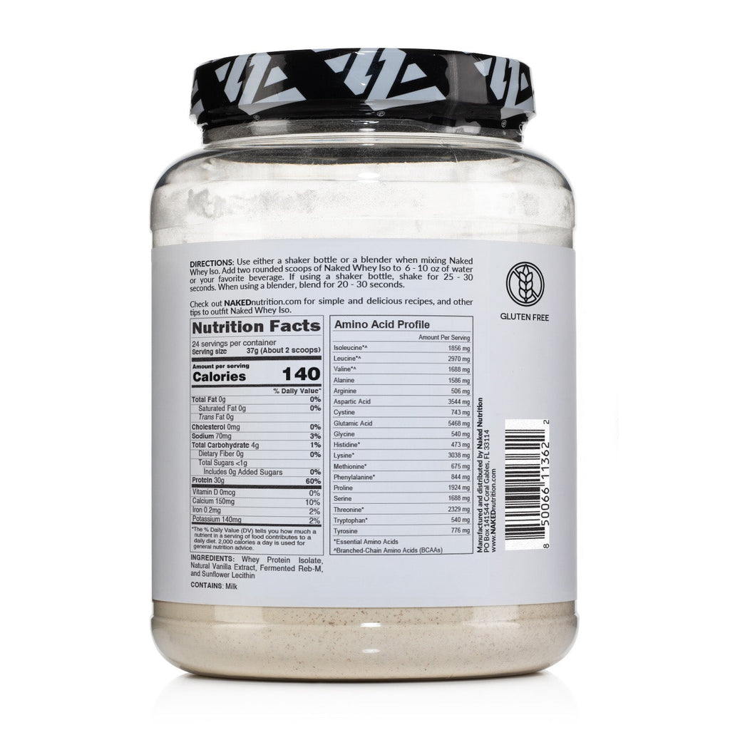 Vanilla Grass-Fed Whey Isolate Protein Powder - Vanilla