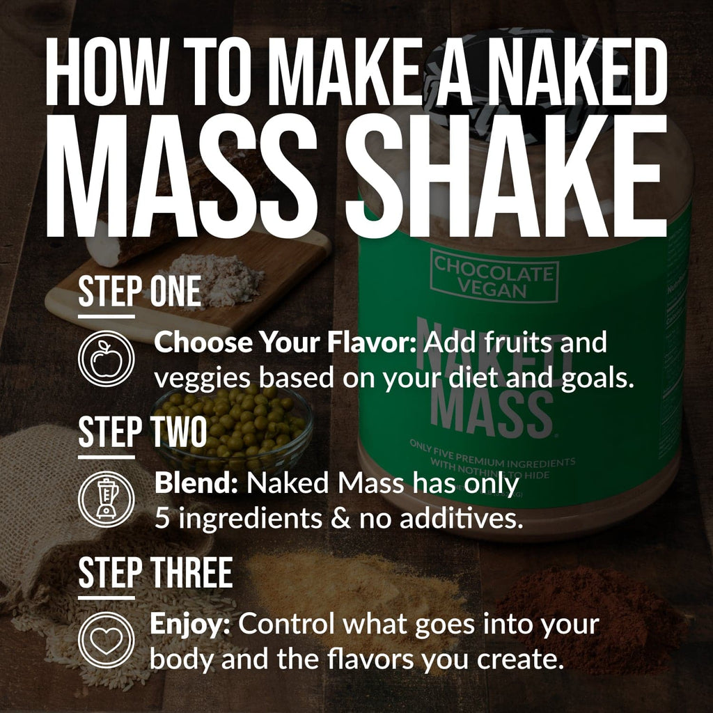 Chocolate Vegan Mass Gainer Supplement - Chocolate (Vegan)